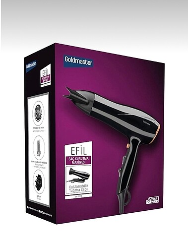 Goldmaster 2400w Katlanabilir Saç kurutma Makinesi