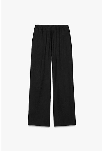 l Beden siyah Renk Zara Keten Pantolon