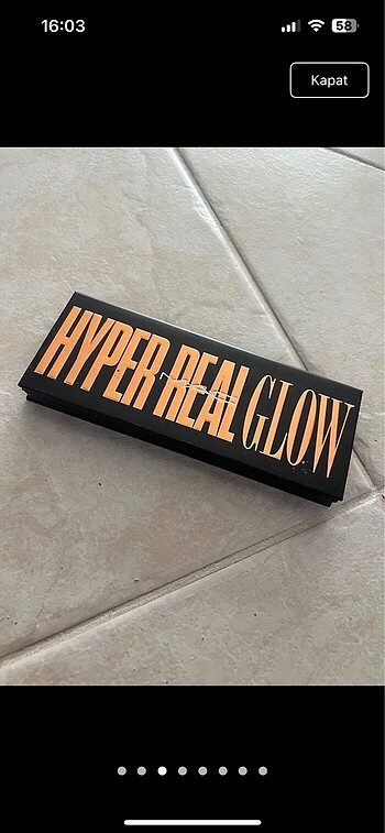 Beden Mac Hyper Real Glow Aydınlatıcı paleti