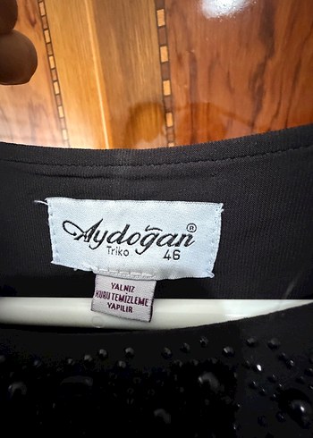 Uzun Kollu Siyah Piliseli Kadın Elbise - Görsel 2