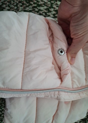 Pembe Kız Çocuk Kürklü Şişme Yelek - Görsel 3