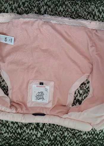 Pembe Kız Çocuk Kürklü Şişme Yelek - Görsel 5