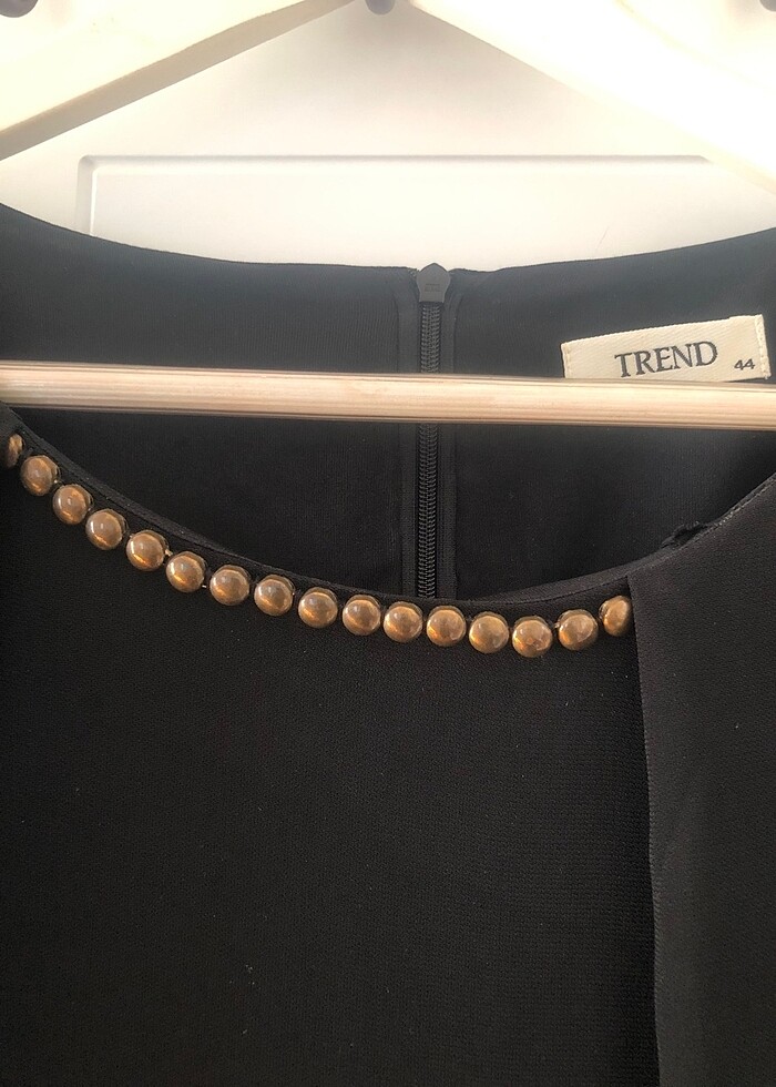 Siyah şık elbise - Görsel 2