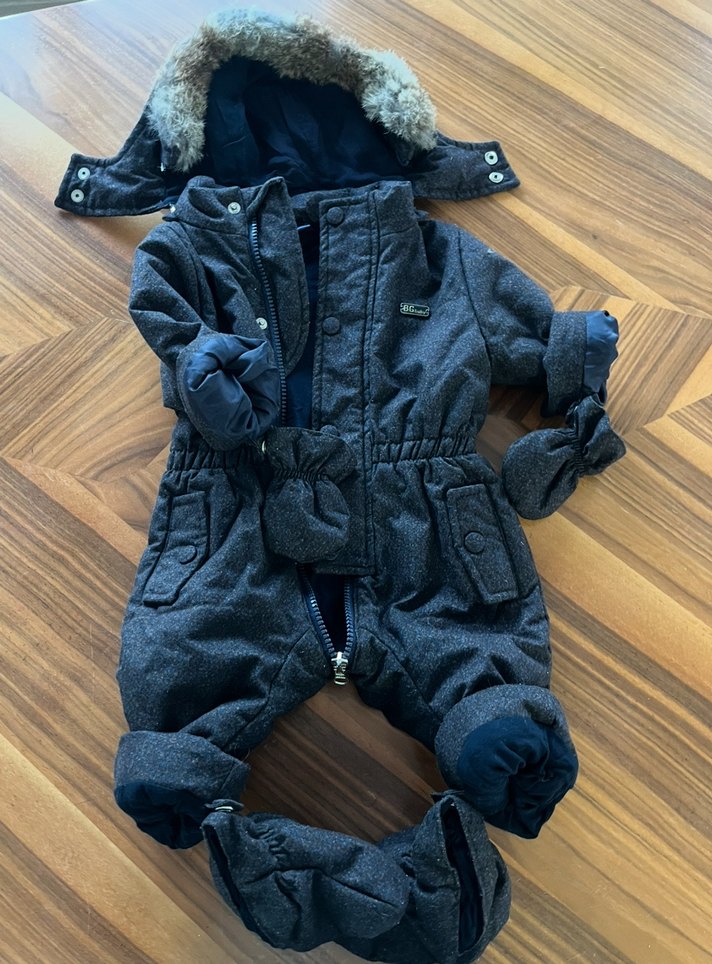 Kemerli Koyu Gri Astronot Tulum - Görsel 3