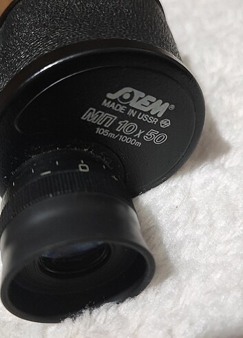 10x50 Sovyet Dönem Tek Göz El Dürbünü - Görsel 6