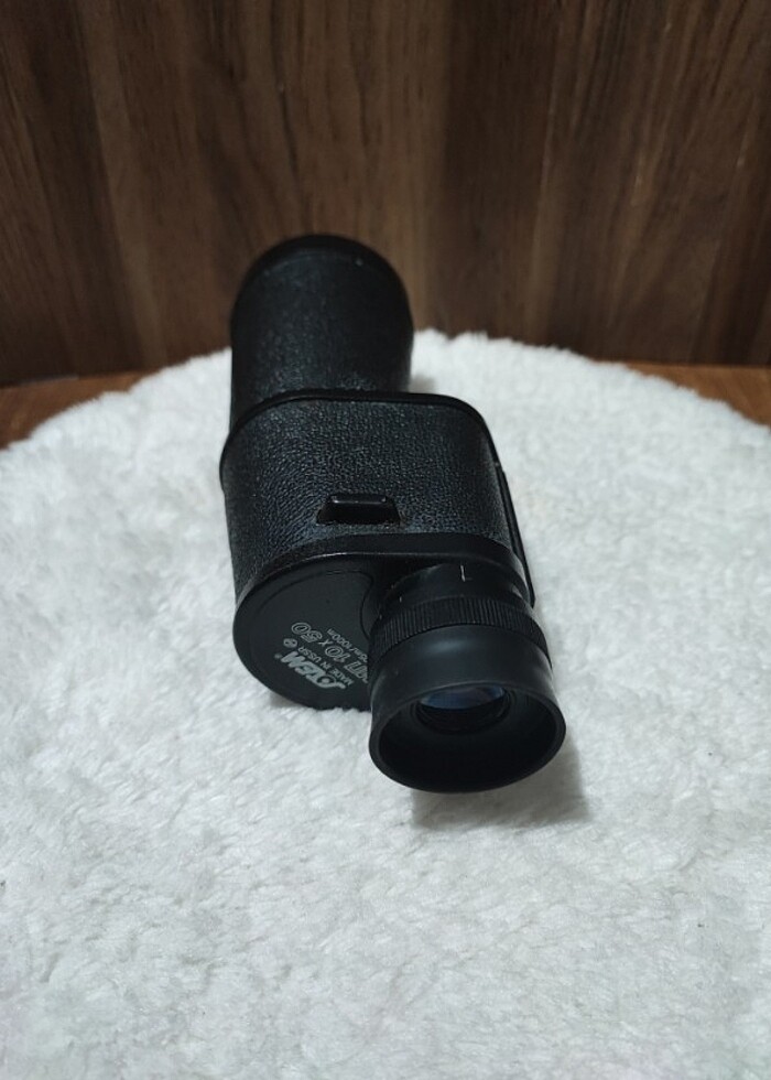 10x50 Sovyet Dönem Tek Göz El Dürbünü - Görsel 3