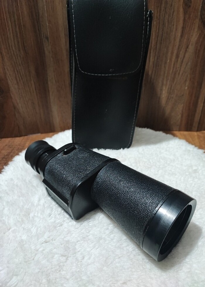 10x50 Sovyet Dönem Tek Göz El Dürbünü - Görsel 5