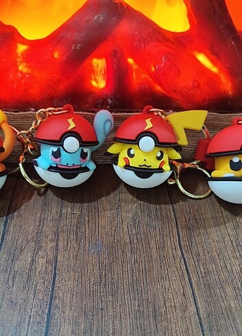 Pokemon Figür Anahtarlık Seti - Görsel 6