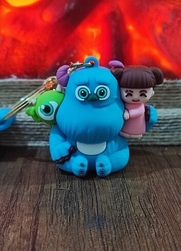 Sevimli Canavarlar Figür Anahtarlık Seti - Görsel 2