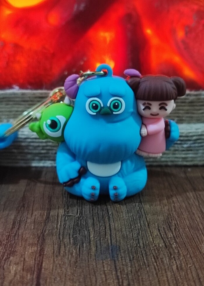 Sevimli Canavarlar Figür Anahtarlık Seti - Görsel 2