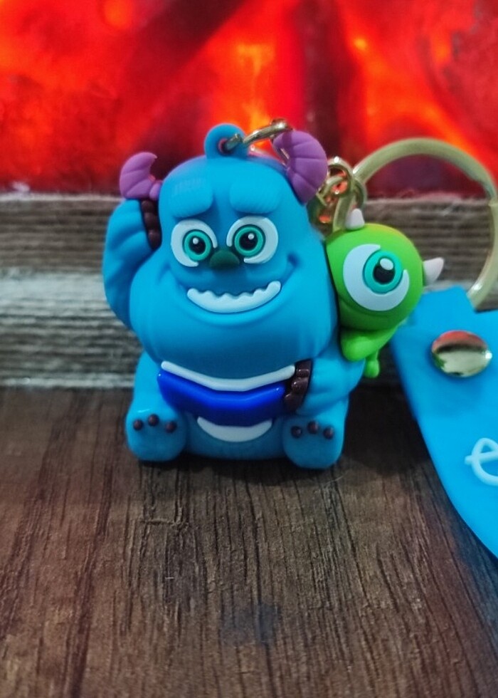 Sevimli Canavarlar Figür Anahtarlık Seti - Görsel 5