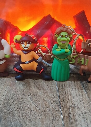 Shrek Figür Anahtarlık Seti - Görsel 6