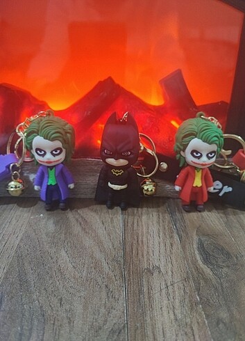 Batman Joker Figür Anahtarlık Seti - Görsel 7