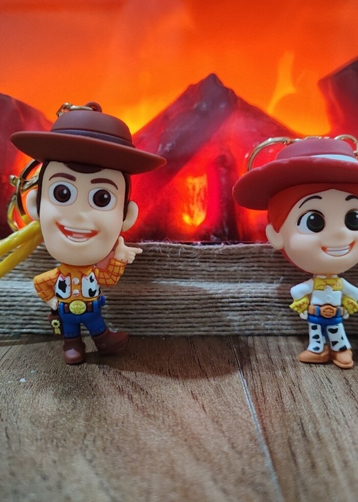 Toy Story Woody ve Jessie Anahtarlık Set - Görsel 3