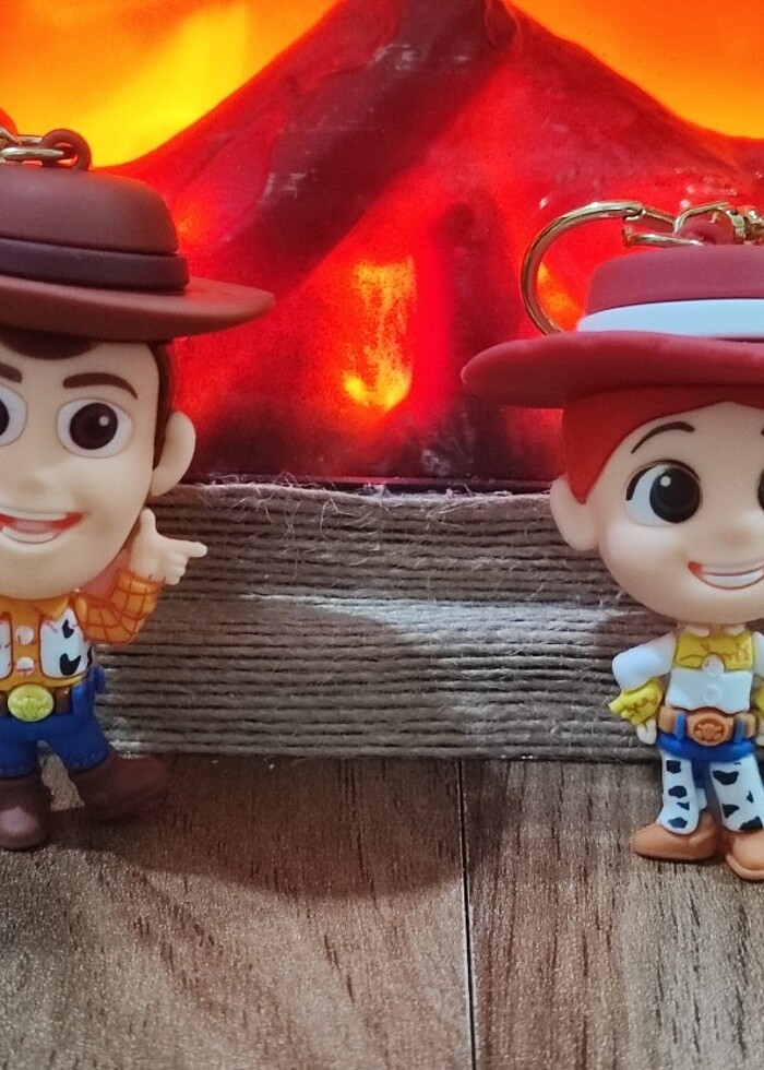 Toy Story Woody ve Jessie Anahtarlık Set - Görsel 4