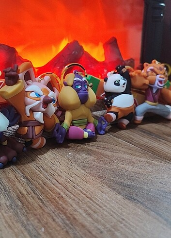 Kung Fu Panda Figür Anahtarlık Seti - Görsel 11