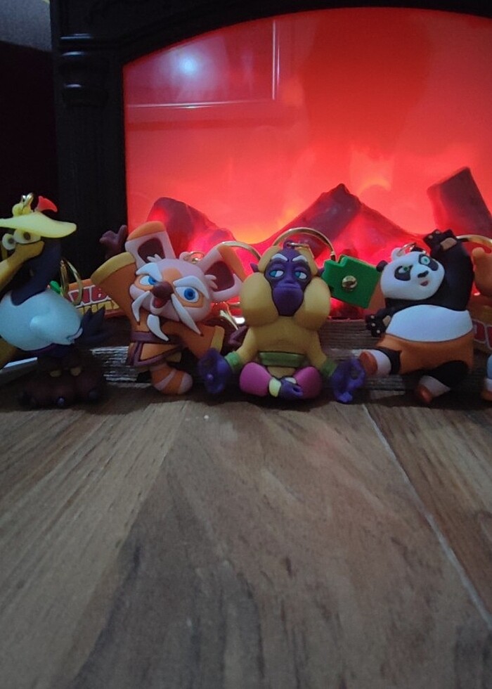 Kung Fu Panda Figür Anahtarlık Seti - Görsel 2
