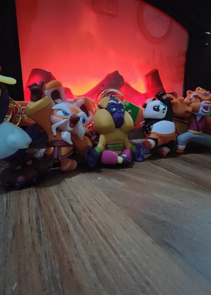 Kung Fu Panda Figür Anahtarlık Seti - Görsel 3