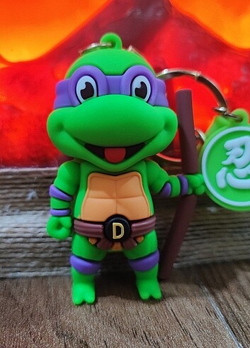 Ninja Turtles Figür Anahtarlık Seti - Görsel 3