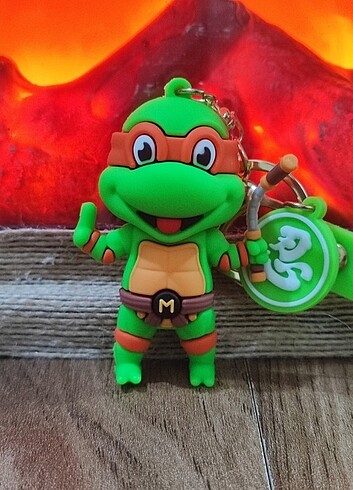 Ninja Turtles Figür Anahtarlık Seti - Görsel 4