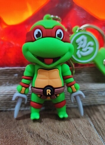 Ninja Turtles Figür Anahtarlık Seti - Görsel 6