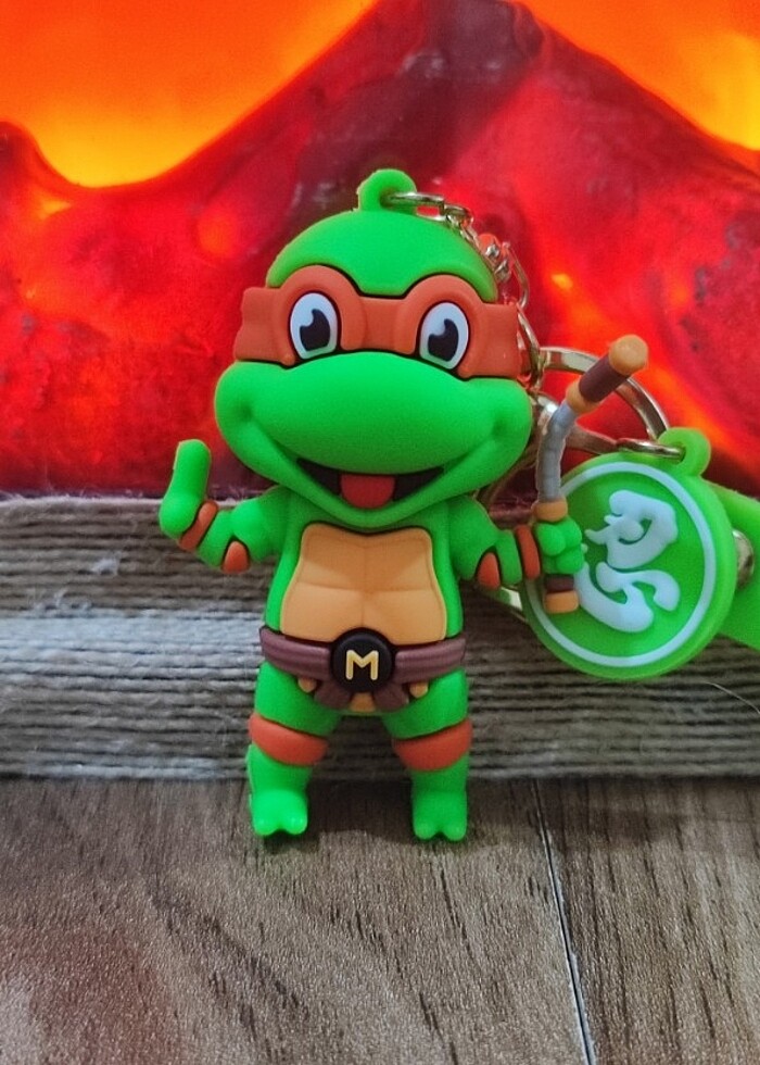 Ninja Turtles Figür Anahtarlık Seti - Görsel 4