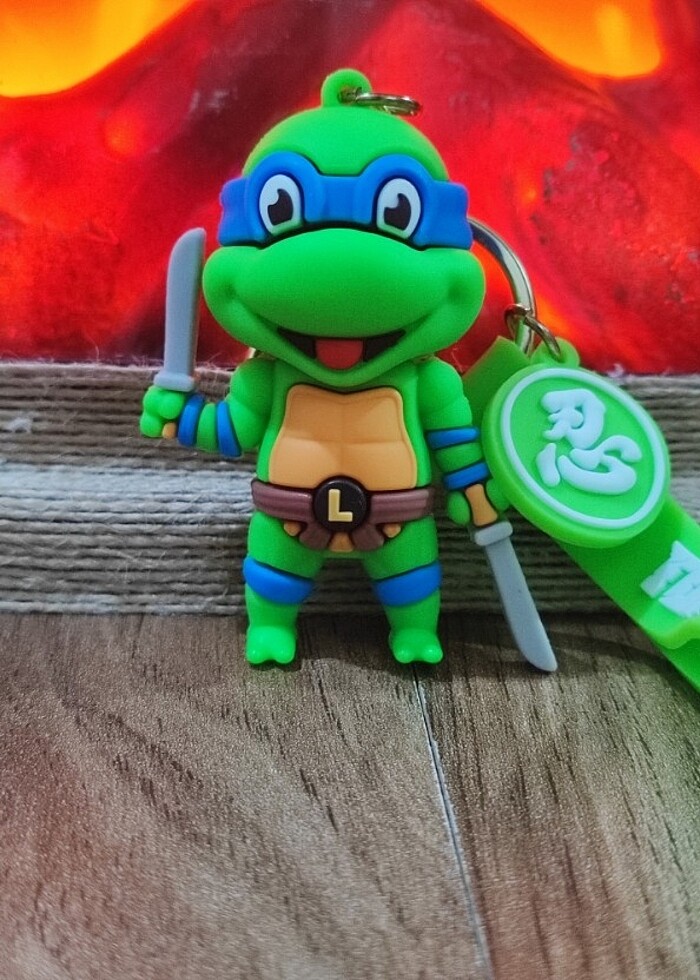 Ninja Turtles Figür Anahtarlık Seti - Görsel 5