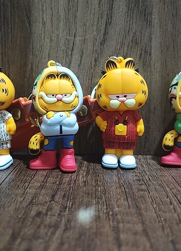 Garfield Figür Anahtarlık Seti - Görsel 12