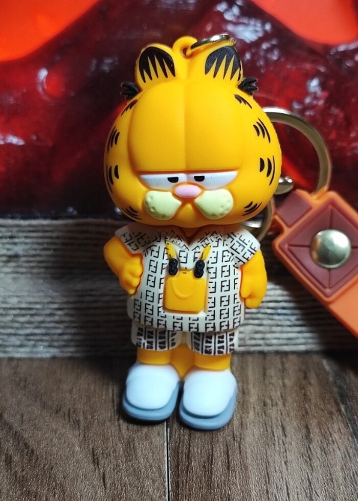 Garfield Figür Anahtarlık Seti - Görsel 2