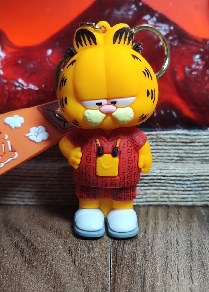Garfield Figür Anahtarlık Seti - Görsel 3