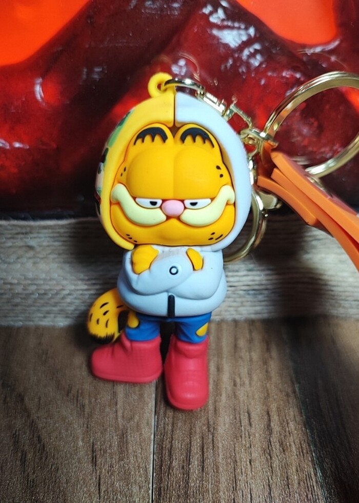 Garfield Figür Anahtarlık Seti - Görsel 5