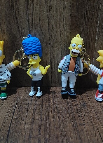 Simpsons Figür Anahtarlık Seti - Görsel 11