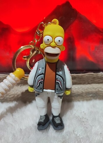 Simpsons Figür Anahtarlık Seti - Görsel 8