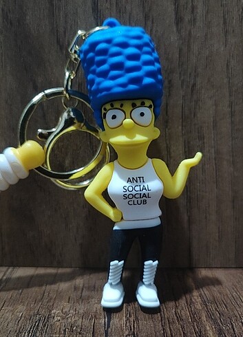 Simpsons Figür Anahtarlık Seti - Görsel 5