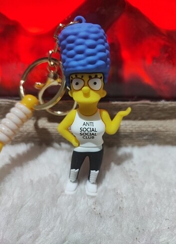 Simpsons Figür Anahtarlık Seti - Görsel 10
