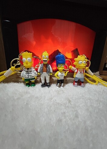 Simpsons Figür Anahtarlık Seti