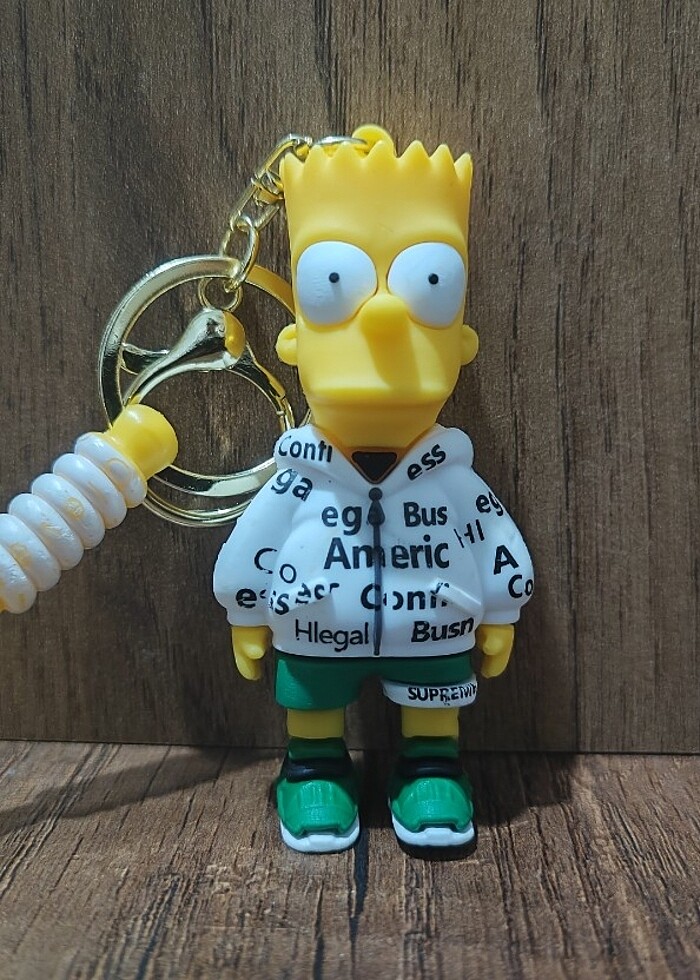 Simpsons Figür Anahtarlık Seti - Görsel 3