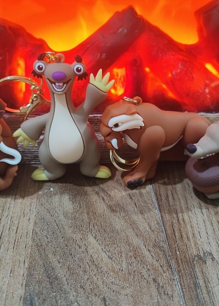 Buz Devri (Ice Age) Figür Anahtarlık Set - Görsel 2