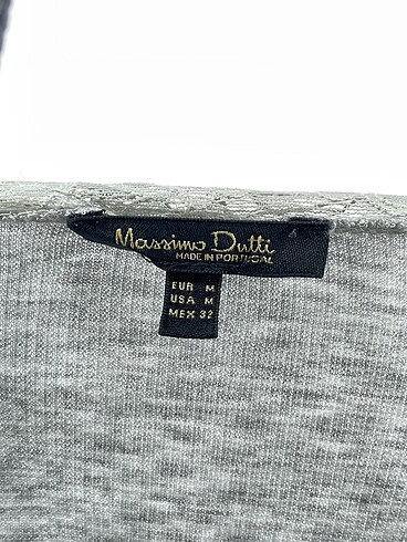m Beden gri Renk Massimo Dutti Askılı %70 İndirimli.