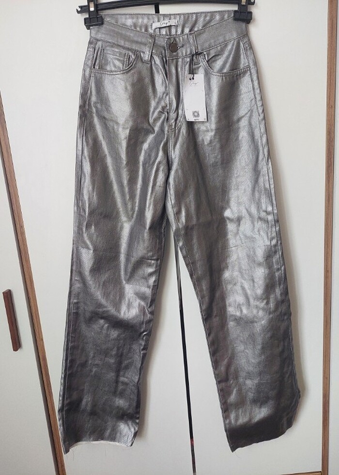 Gümüş varak jean - Görsel 3