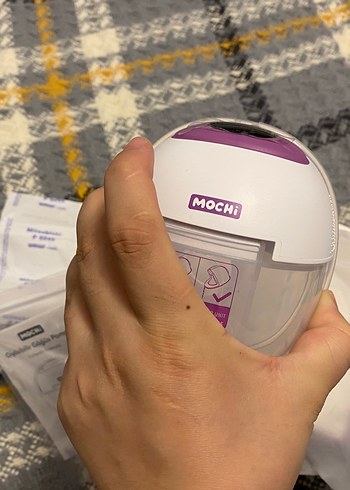 MOCHI Pastel Mor Göğüs Pompası - Görsel 4