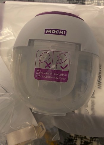 MOCHI Pastel Mor Göğüs Pompası - Görsel 6