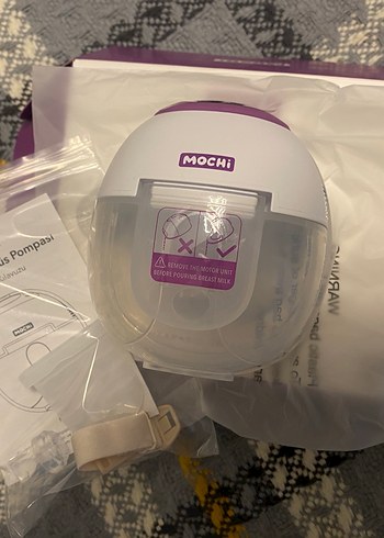 MOCHI Pastel Mor Göğüs Pompası - Görsel 7