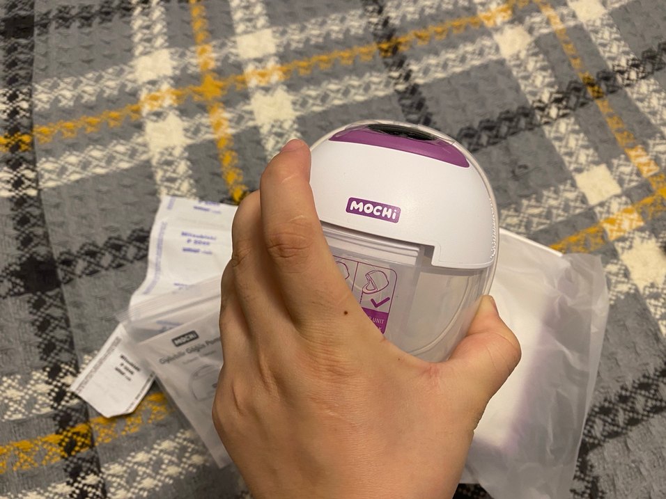 MOCHI Pastel Mor Göğüs Pompası - Görsel 4