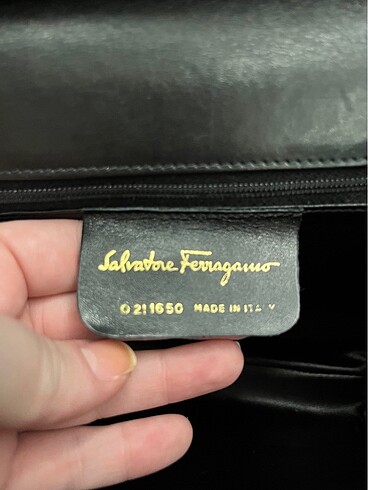 Beden siyah Renk Salvatore Ferregamo Vintage Çanta