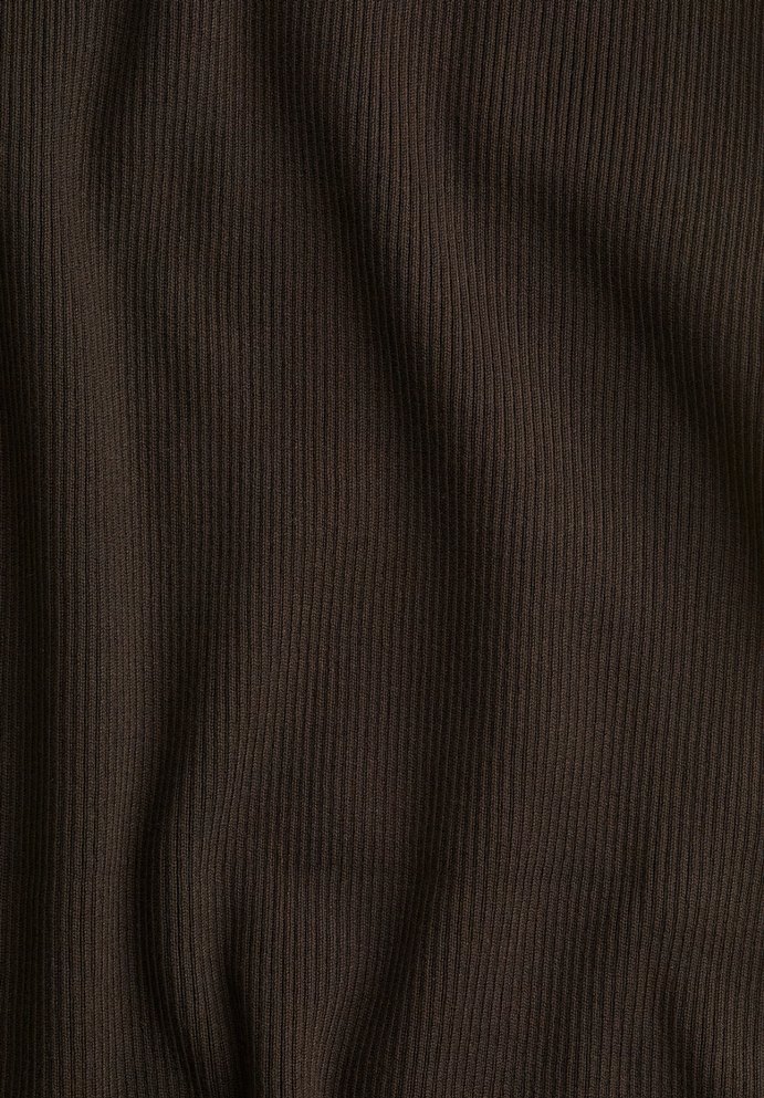 Kahverengi İnce Askılı Uzun Elbise - Görsel 3