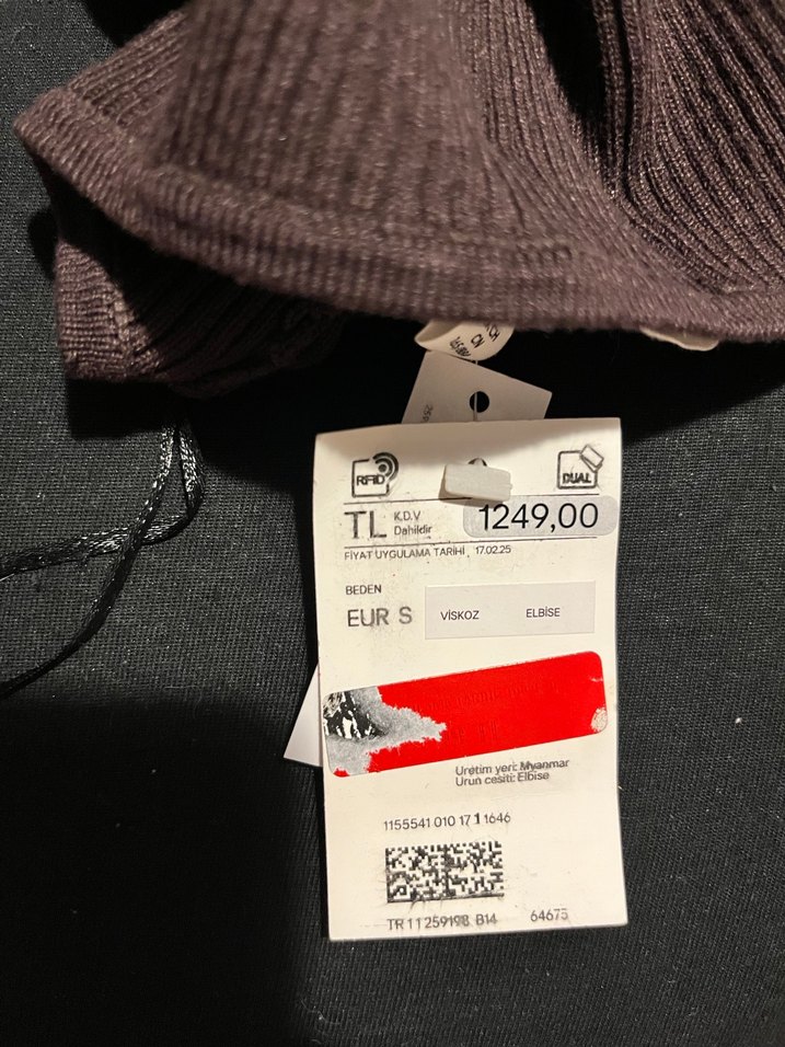 Kahverengi İnce Askılı Uzun Elbise - Görsel 5