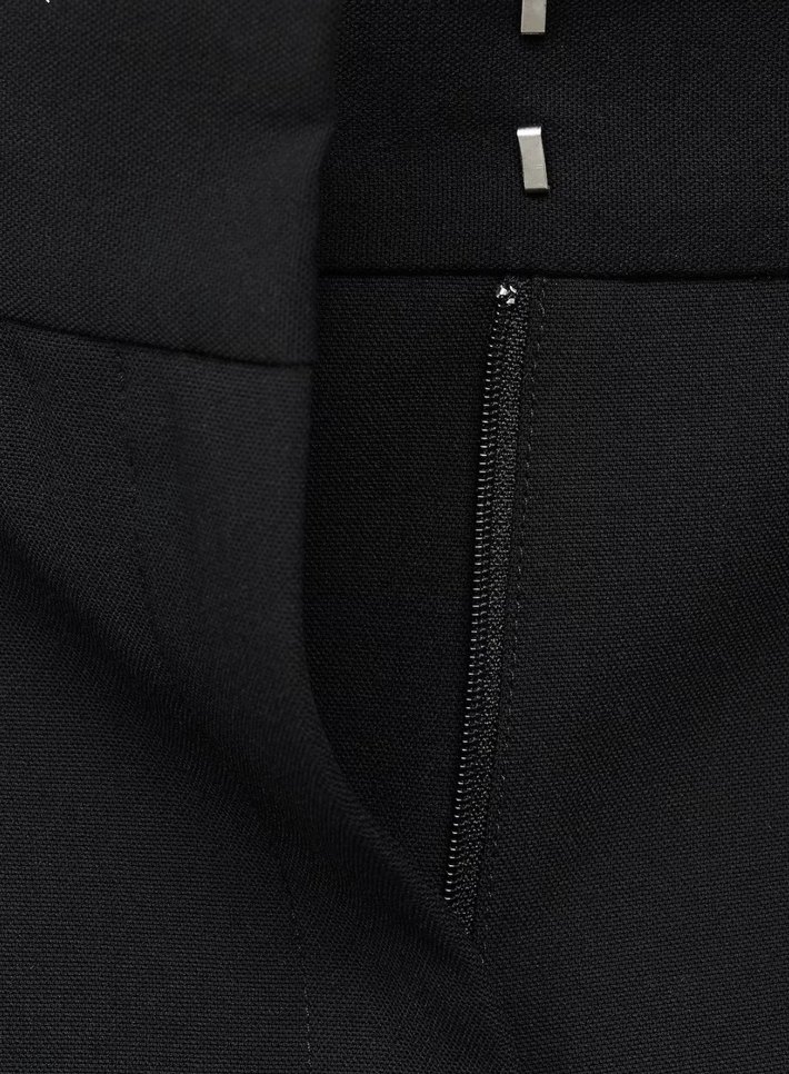 Gri Deri Kemerli Ofis Ceketi - Görsel 4