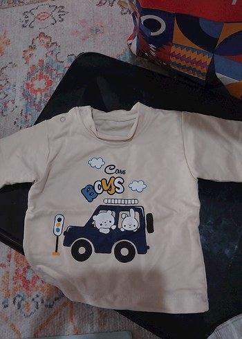 erkek bebek 3lü takım ve hediye zıbın takımı