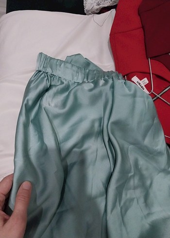 turkuaz uzun etek - Görsel 3